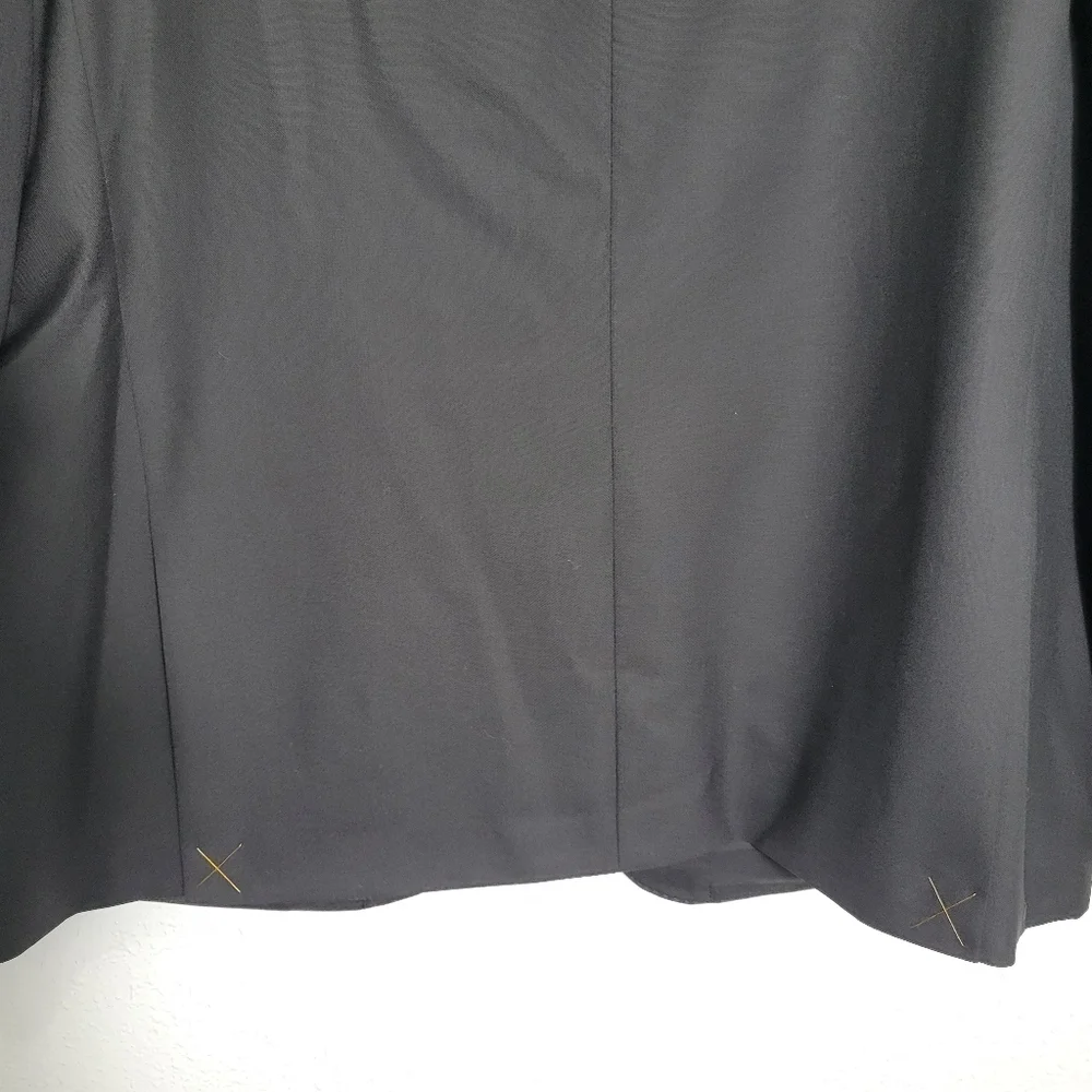 J Crew Crosby Classic-fit suit jacket in Italian wool 50R Black NWT *Flaw